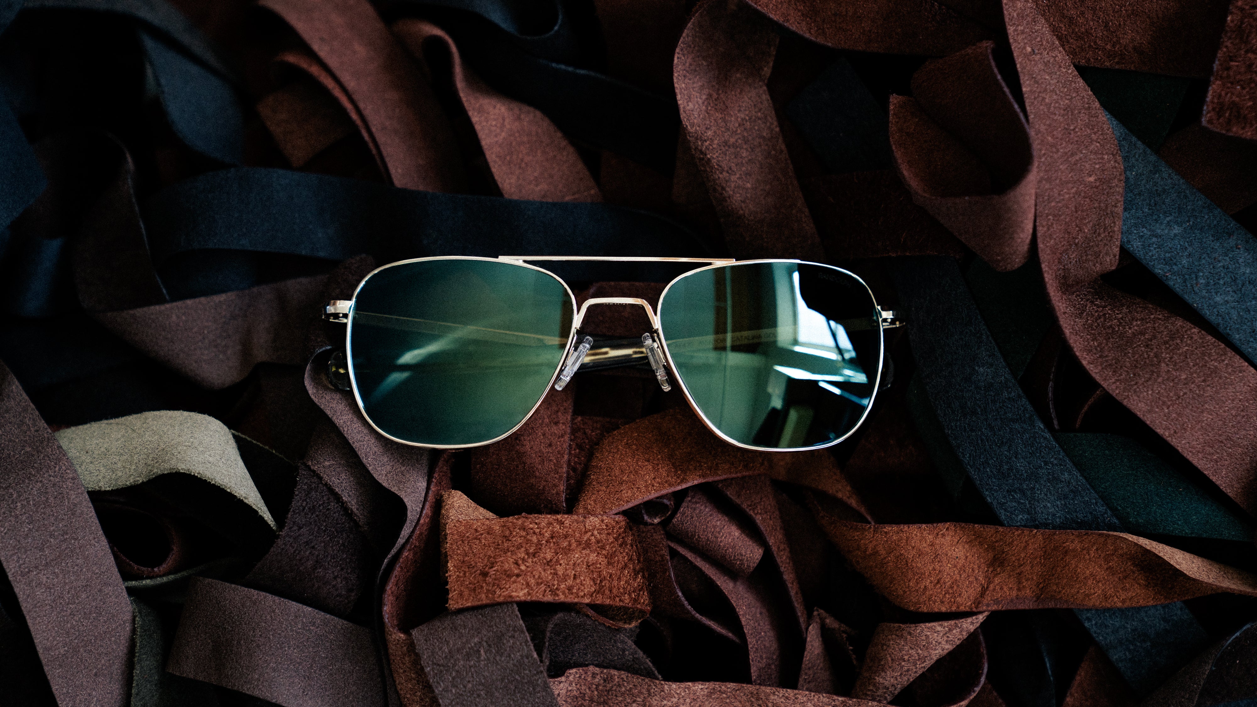 RANDOLPH Aviator SG アメリカ製 Aviator II 23K Gold & AGX Sunglasses | Randolph USA