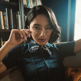 Concorde - 23k White Gold & Clear - Prescription Eyewear