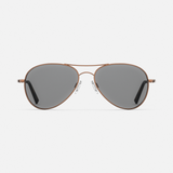Amelia - 22k Chocolate Gold & Clear - Prescription Eyewear