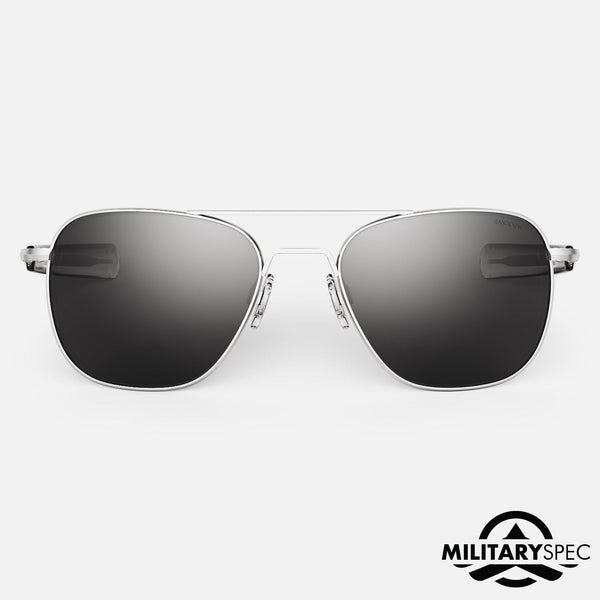 Aviator - Military Special Edition - Matte Chrome - Prescription