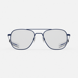 Class A Aviator - Navy & Clear - Prescription Eyewear