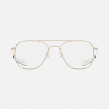 Class A Aviator - Desert Sand & Clear - Prescription Eyewear