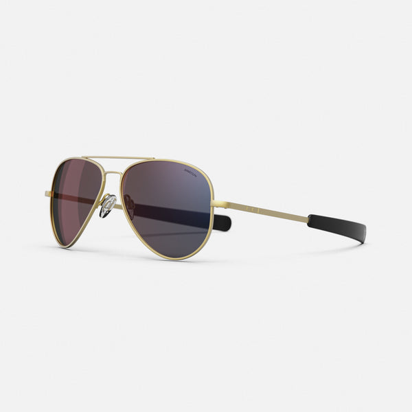 Randolph USA - Driveworks Sunglasses - 23k Satin Gold & Apex Gray