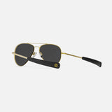 Concorde Aviators with 23k Gold frame gray lenses