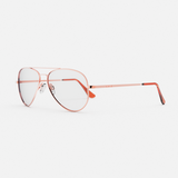 Concorde - 22k Rose Gold & Clear - Prescription Eyewear