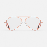 Concorde - 22k Rose Gold & Clear - Prescription Eyewear