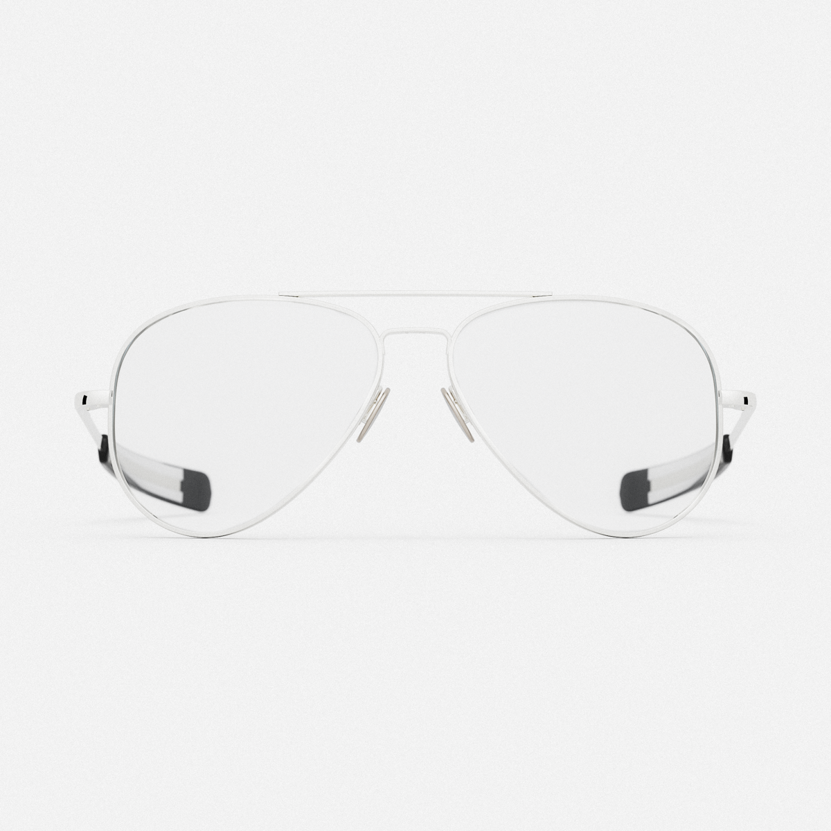Concorde - 23k White Gold & Clear - Prescription Eyewear