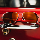 Randolph x Shelby - Archer - Bright Chrome & Redline