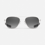 Aviator - Satin Silver