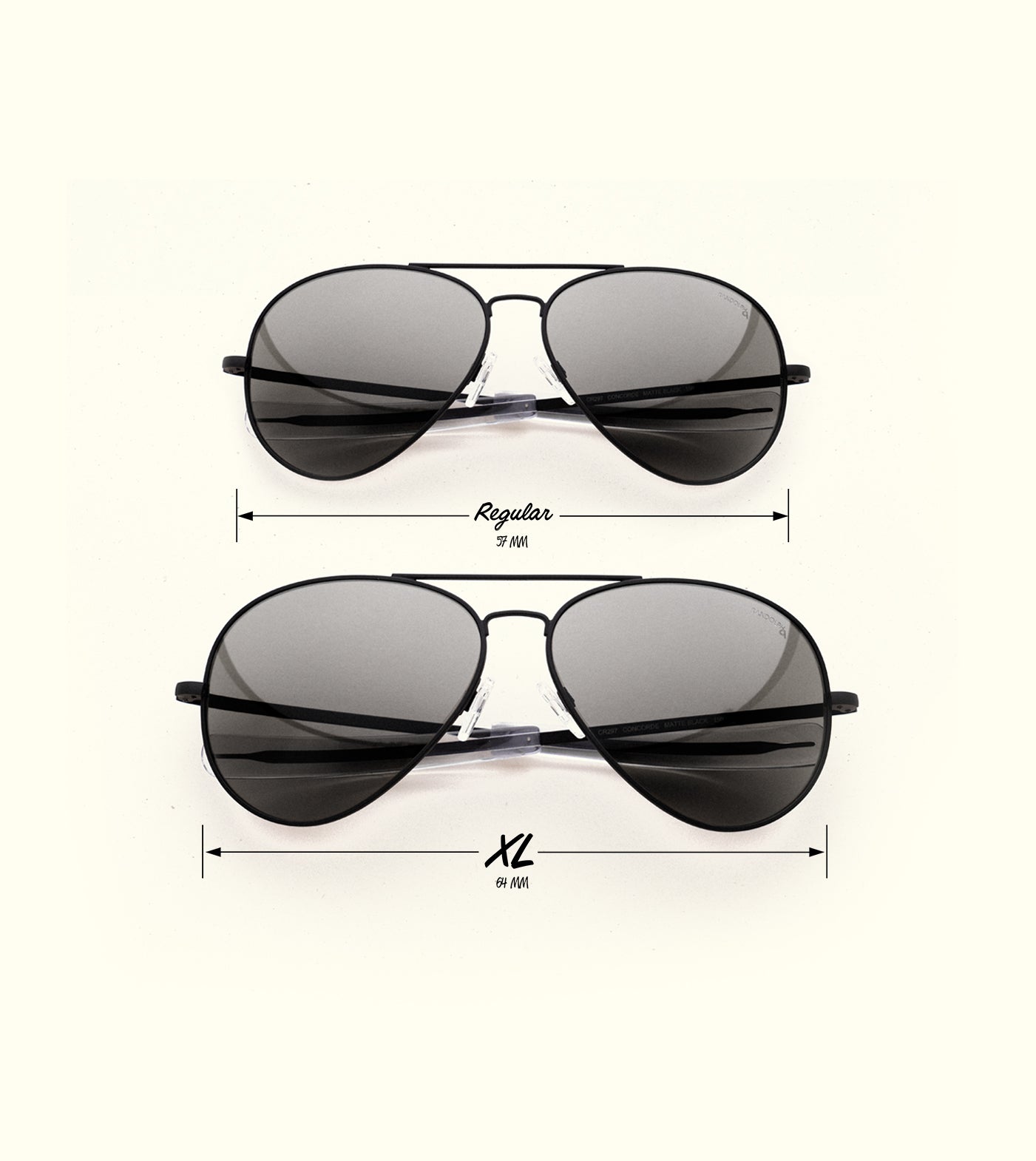 XL Concorde Aviator Sunglasses