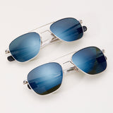 Aviator - 23k White Gold & Cobalt