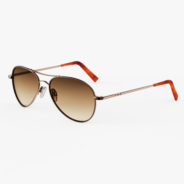 Amelia Aviatrix Women Sunglasses in 22k Chocolate Gold