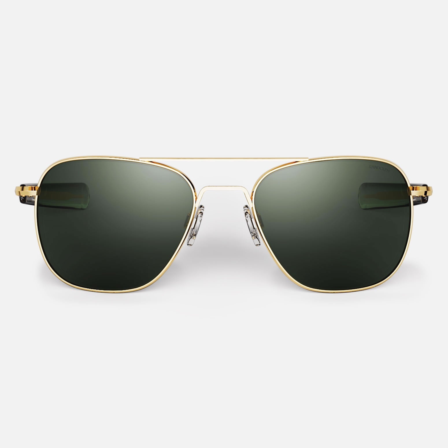 Randolph - Aviator 52mm 23K Gold Sunglasses / Skytec AGX Lenses