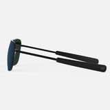 Aviator - Matte Black & Cobalt