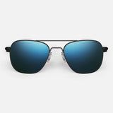 Aviator - Matte Black & Cobalt