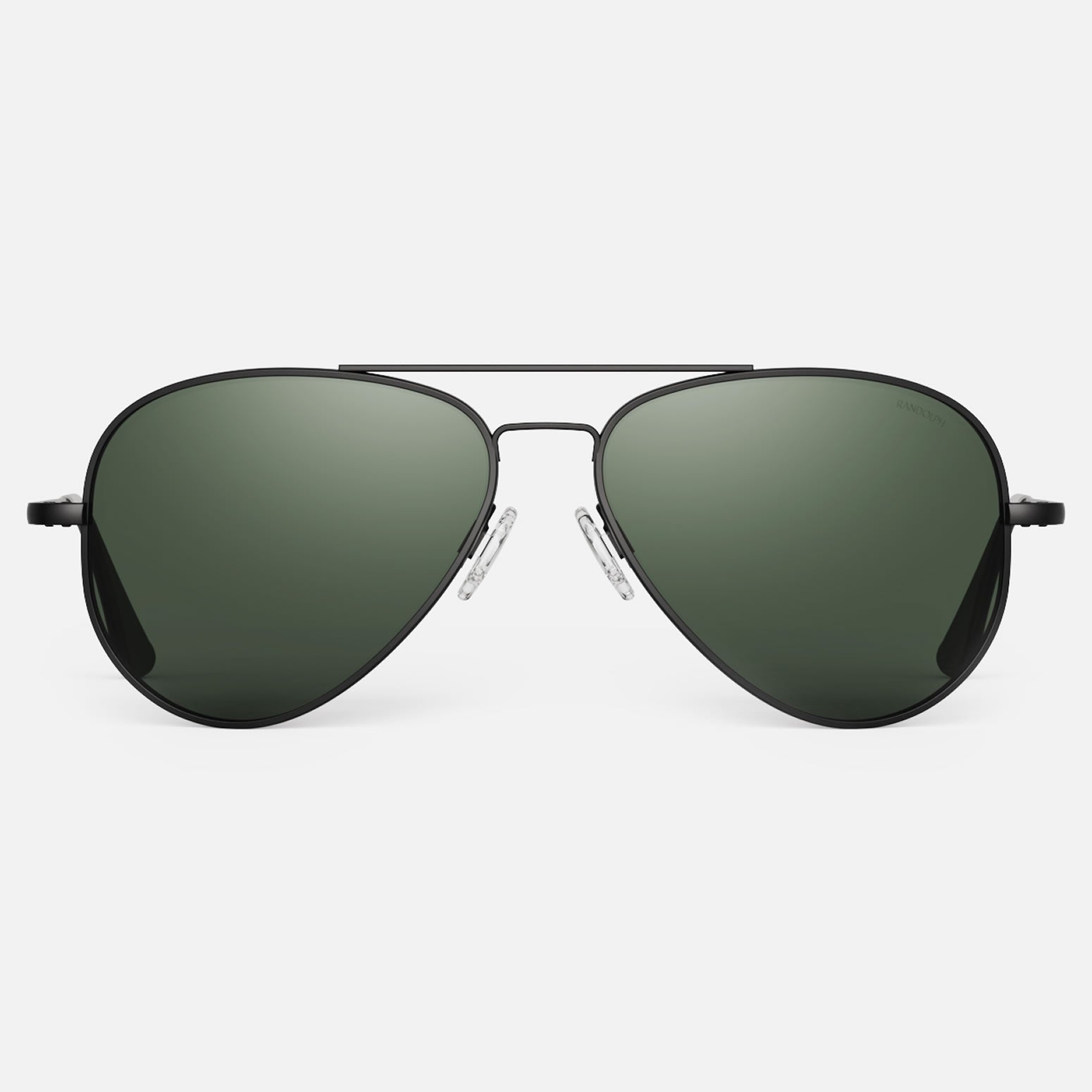 Concorde Matte Black Aviator Sunglasses Randolph USA