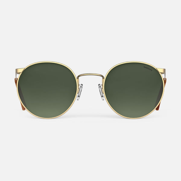 P3 23K Satin Gold Evergreen Sunglasses Randolph USA
