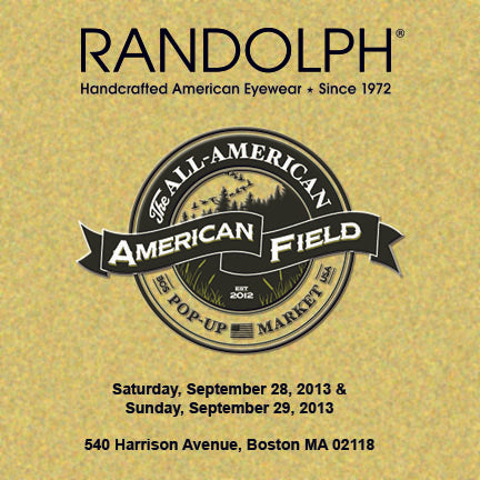 Come visit us at "American Field - The All-American Pop Up Market" - Sept. 28th & 29th