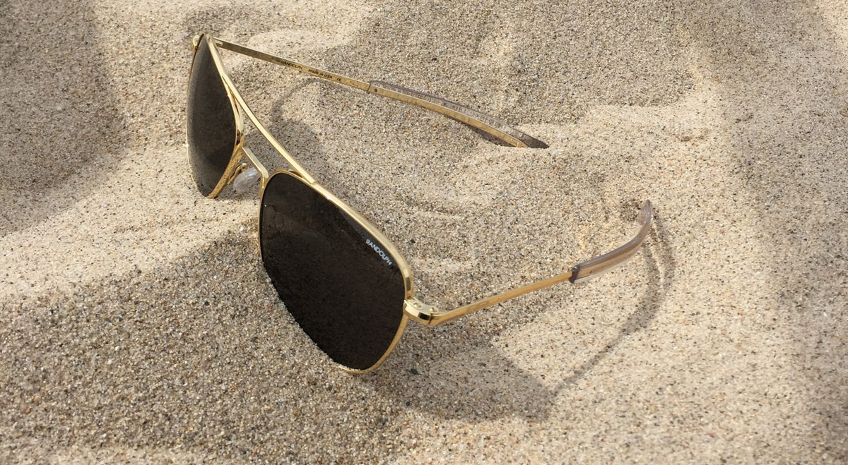 aviator in sand