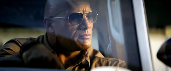 The Rock wears Randolph Archer sunglasses in Rampage Movie