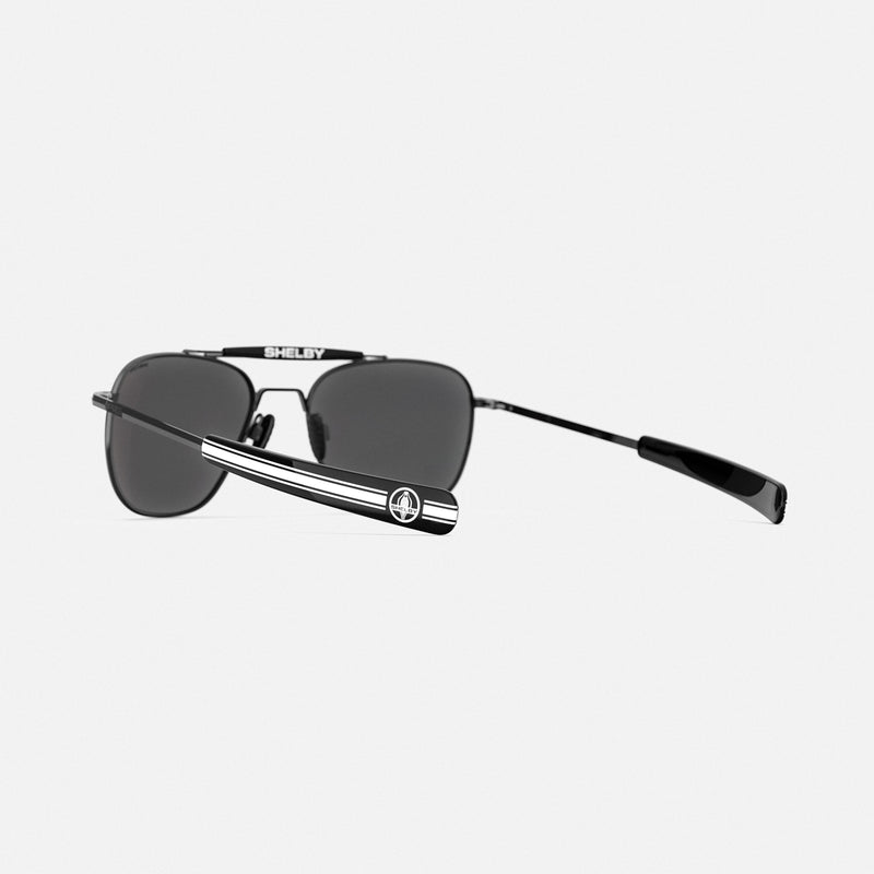 Randolph x Shelby - Aviator II - Black Chrome & Apex Gray