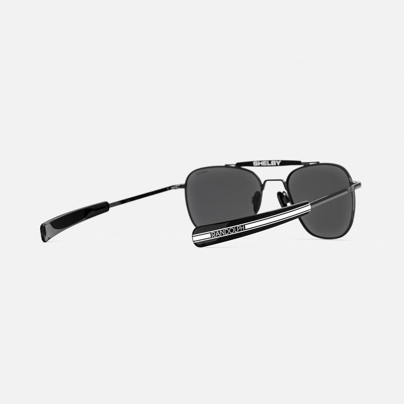 Randolph x Shelby - Aviator II - Black Chrome & Apex Gray