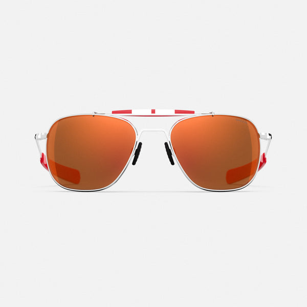 Randolph x Shelby - Aviator II - Bright Chrome & Redline