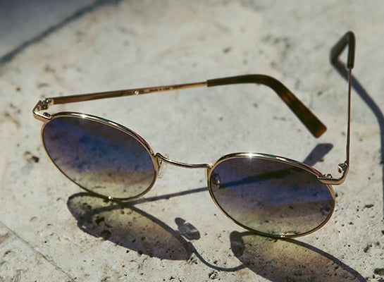ASOS DESIGN retro sunglasses with brown gradient lens in tortoiseshell |  ASOS