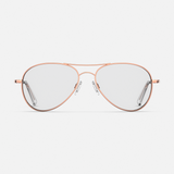 Amelia - 22k Rose Gold & Clear - Prescription Eyewear