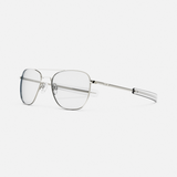 Aviator - Gunmetal & Clear - Prescription Eyewear
