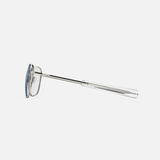 Aviator - Gunmetal & Clear - Prescription Eyewear