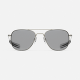 Aviator - Gunmetal & Clear - Prescription Eyewear