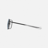 Aviator - Matte Black & Clear - Prescription Eyewear