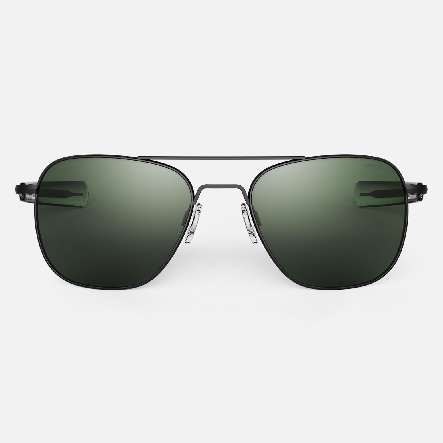 Aviator - Matte Black & AGX - Prescription Sunglasses – Randolph USA