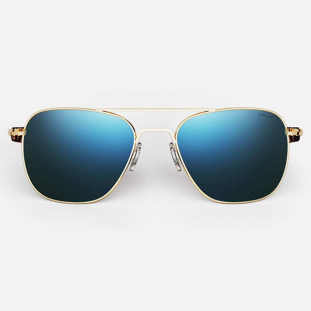 Aviator 23k & Cobalt Prescription Sunglasses