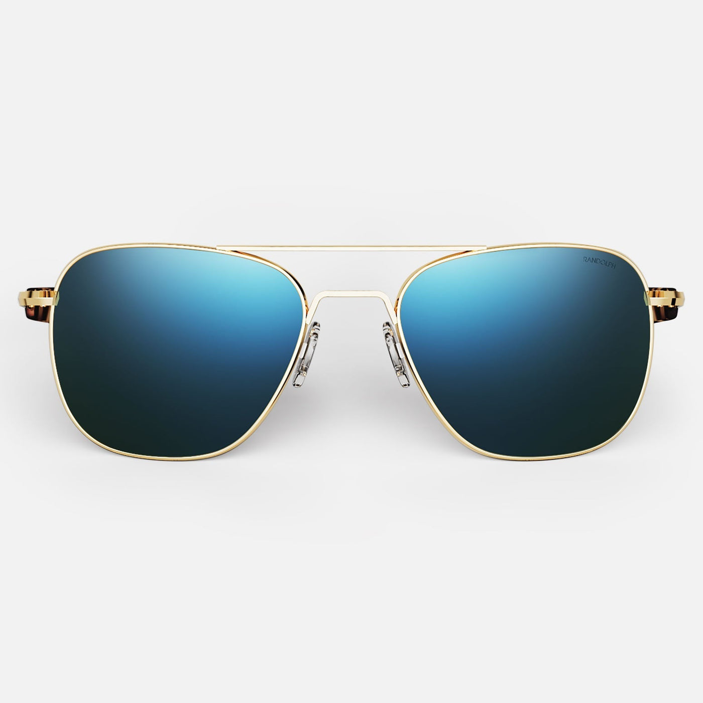 Aviator - 23k Gold & Cobalt - Prescription Sunglasses – Randolph USA