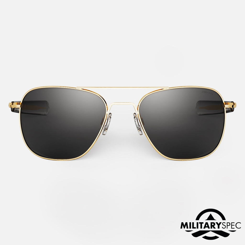 Aviator - Military Special Edition - 23k Gold - Prescription Sunglasses