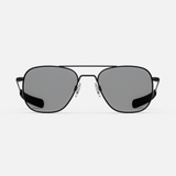 Aviator - Military Special Edition - Matte Black & Clear - Prescription Eyewear