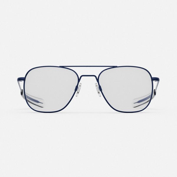 Class A Aviator Navy Clear Prescription Eyewear – Randolph USA