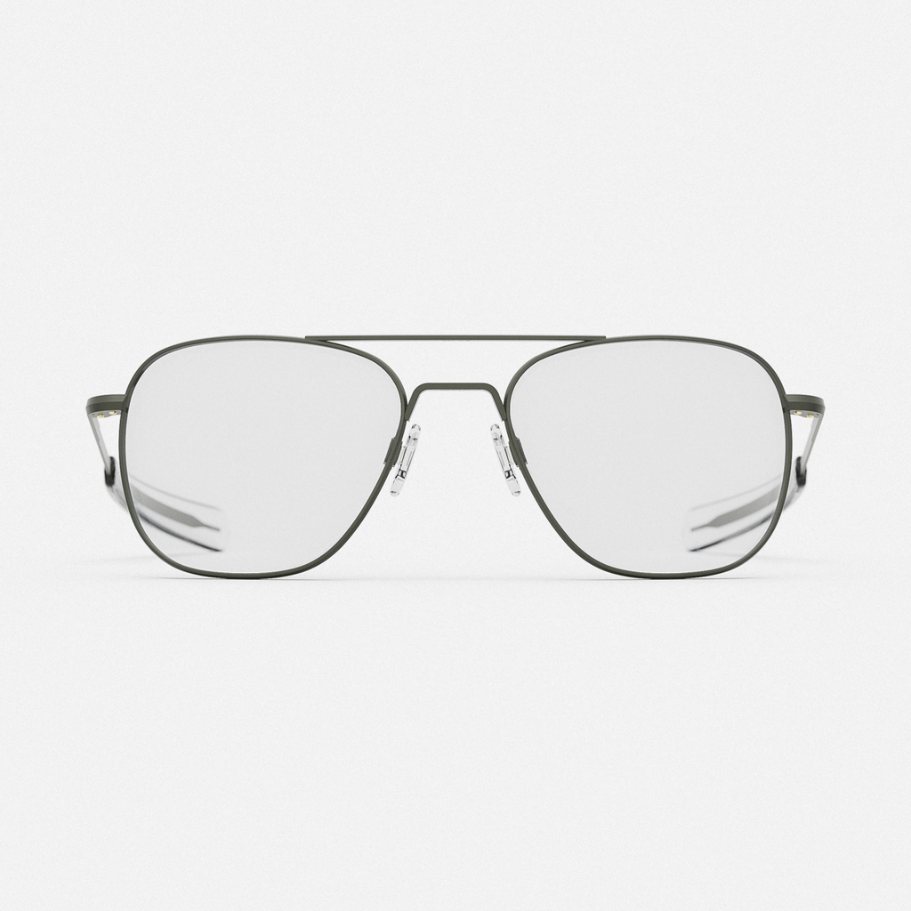 Class Aviator Military & Clear Prescription Eyewear