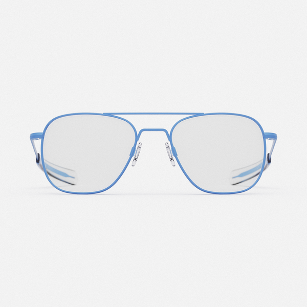 Class A Aviator - Patriot Blue & Clear - Prescription Eyewear