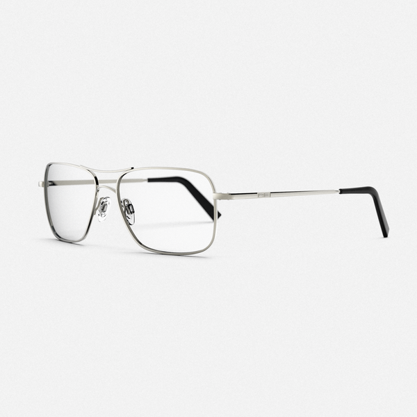 Archer - Gunmetal & Clear - Prescription Eyewear