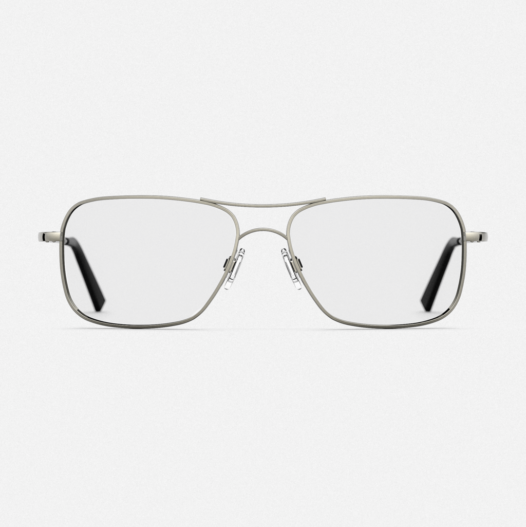 Archer Gunmetal & Clear Prescription Eyewear