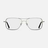 Archer - Gunmetal & Clear - Prescription Eyewear
