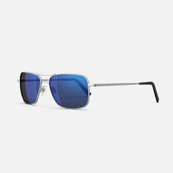 Archer - Matte Chrome & Atlantic Blue