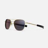 Aviators DriveWorks gold frame with gray lenses