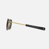 Aviators DriveWorks gold frame with gray lenses
