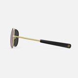 Concorde Aviators with 23k Gold frame gray lenses