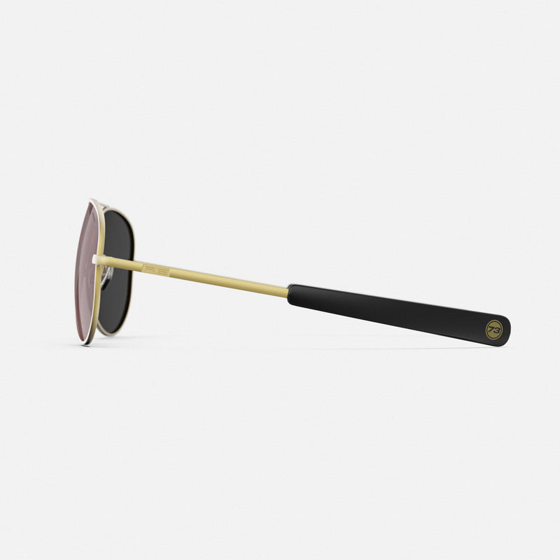 Concorde Aviators with 23k Gold frame gray lenses