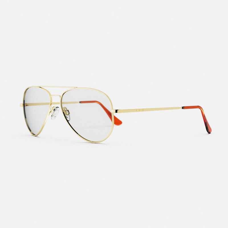 Concorde - 23k Gold & Clear - Prescription Eyewear